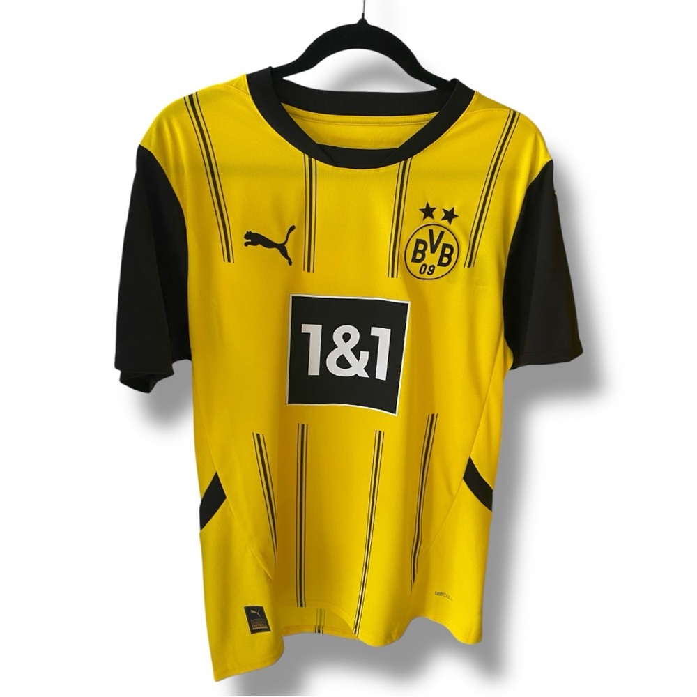 Puma Borussia Dortmund 2024/25 Home Soccer Jersey BVB 09 Size M L and XL
